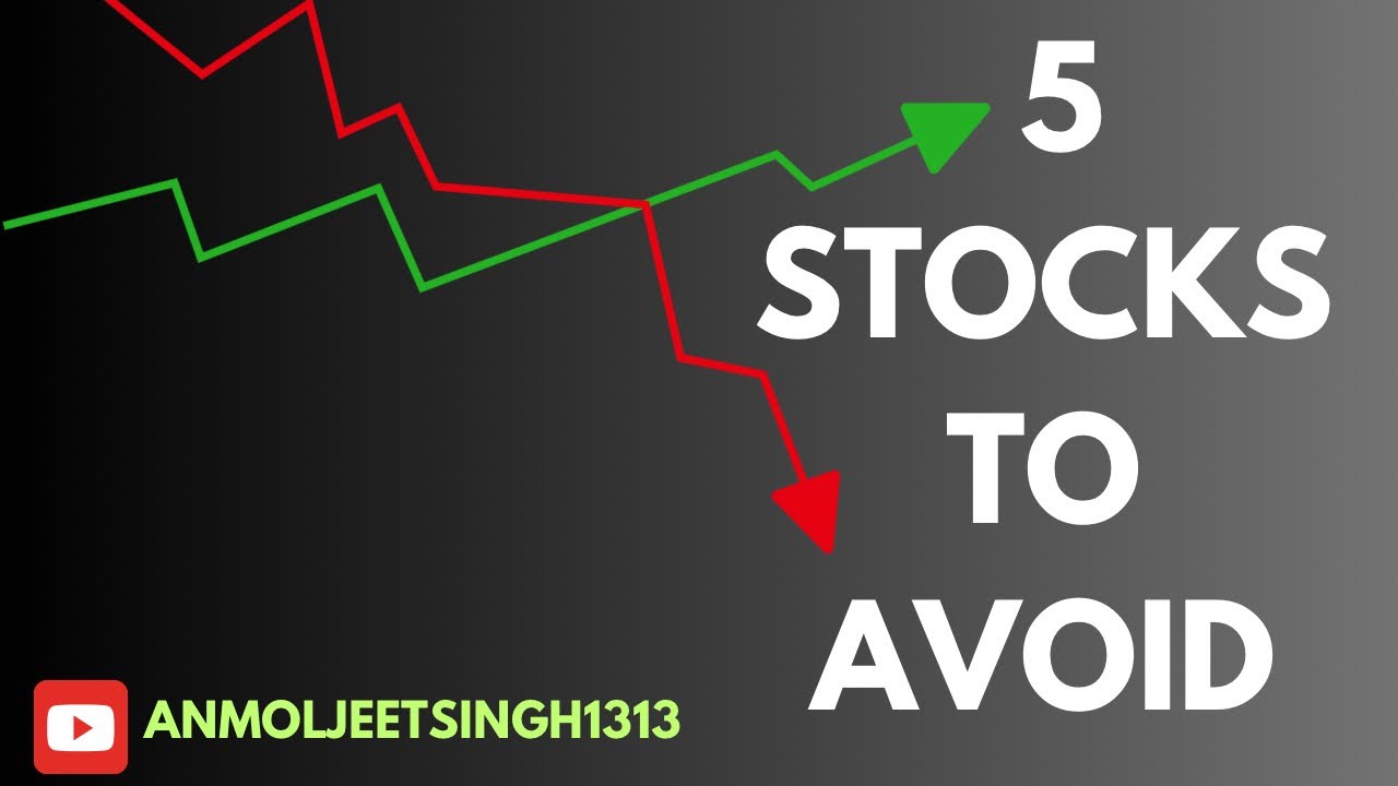 5 STOCKS TO AVOID 🔰💹🔰💹 technically structure week - YouTube