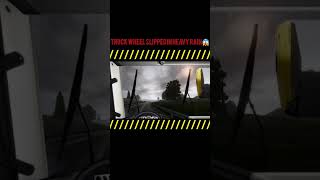 wheel sliped😱 #trending #viral #dashcam