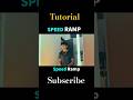 speed ramping tips &amp; trick ✨🔥 #youtube #community #speedramp