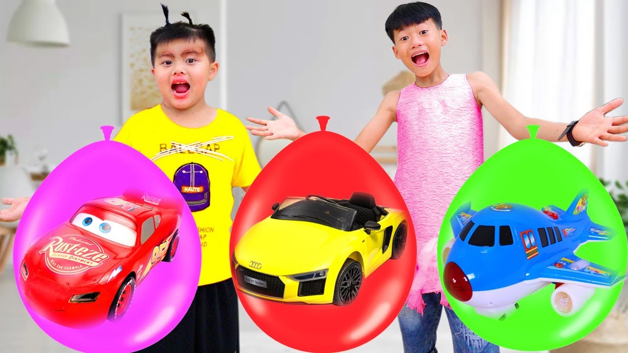balloon surprise box penang KunKun play balloon surprise colors