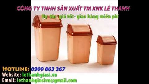 CUNG CẤP THÙNG ĐỰNG RÁC VĂN PHÒNG CAO CẤP GIÁ RẺ  0909 863 367