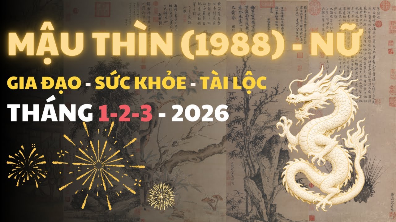 3 Tháng Đầu Năm 2026 Của Nữ Mậu Thìn 1988 | Kho Tu Vi