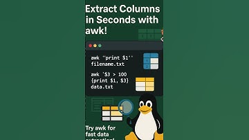 Extract Data with awk! (Linux Data Hack) 📊⚡