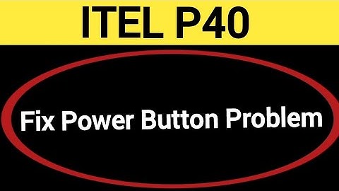 How to fix power button Problem ITEL P40, how to fix auto restart problem