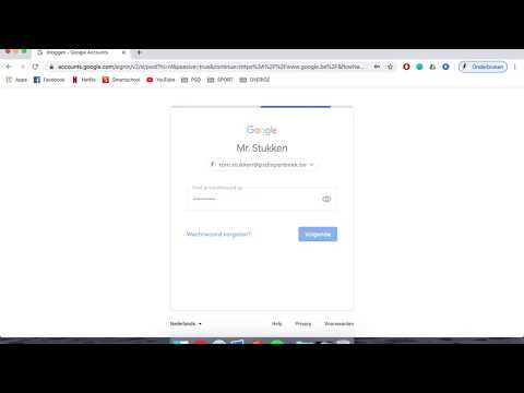 Google videoles 01  - Inloggen op Google