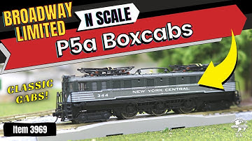 N Scale Broadway Limited - P5a BOXCAB Electric Locomotives