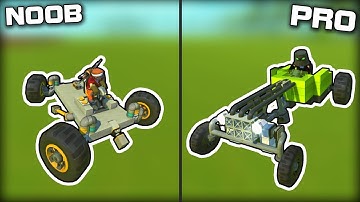NOOB vs PRO Piston Powered Vehicle Challenge! (Scrap Mechanic Gameplay)