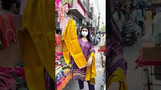 ₹600/- cotton Wale suit in Krishna Nagar Market #market #shopping #youtube #fashion