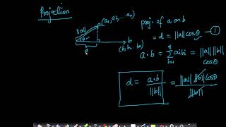Linear Algebra for Machine Learning: Projection, unit vector Lecture 4@AppliedAICourse