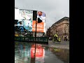 Picadilly Circus Junction Rainly Day Timelapse (1min )