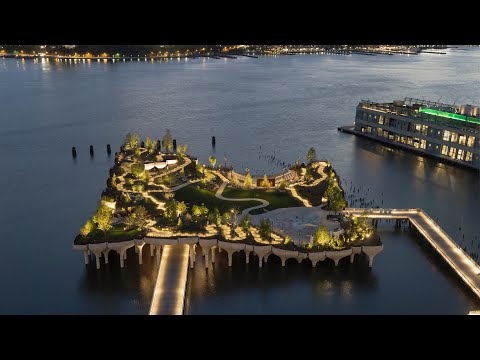 Little Island New York - Construcción - Time Lapse