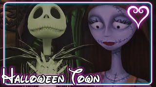 Kingdom Hearts All Cutscenes | Full Movie | Nightmare Before Christmas ~ Halloween Town