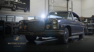 Motor Classic: "Project Blue" W111 convertible disassembly, LONG