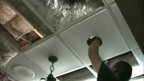 Light Installation in a Ceiling Tile