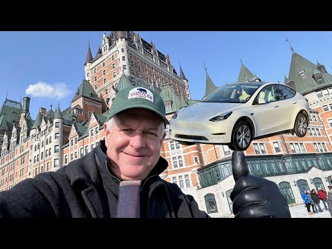 Tesla Model Y Winter Road Trip Continues! Part 2: Quebec City Back to Connecticut