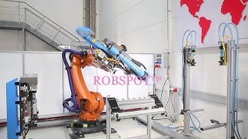 GOOD OPTION INSTEAD OF SPOT WELDING IS  ROBOTIC SELF PIERCE RIVETING OPERATION