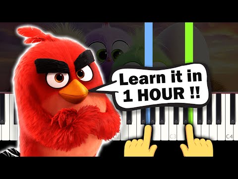 Angry Birds 2 - Theme Song - EASY Piano tutorial
