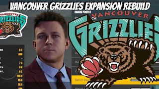 I Rebuilt the Vancouver Grizzlies Expansion Team