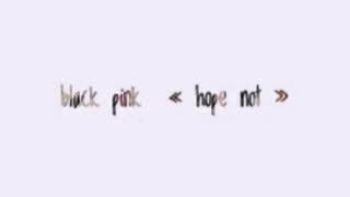 Black pink hope not mp3 (2nd mini album)  fan made version