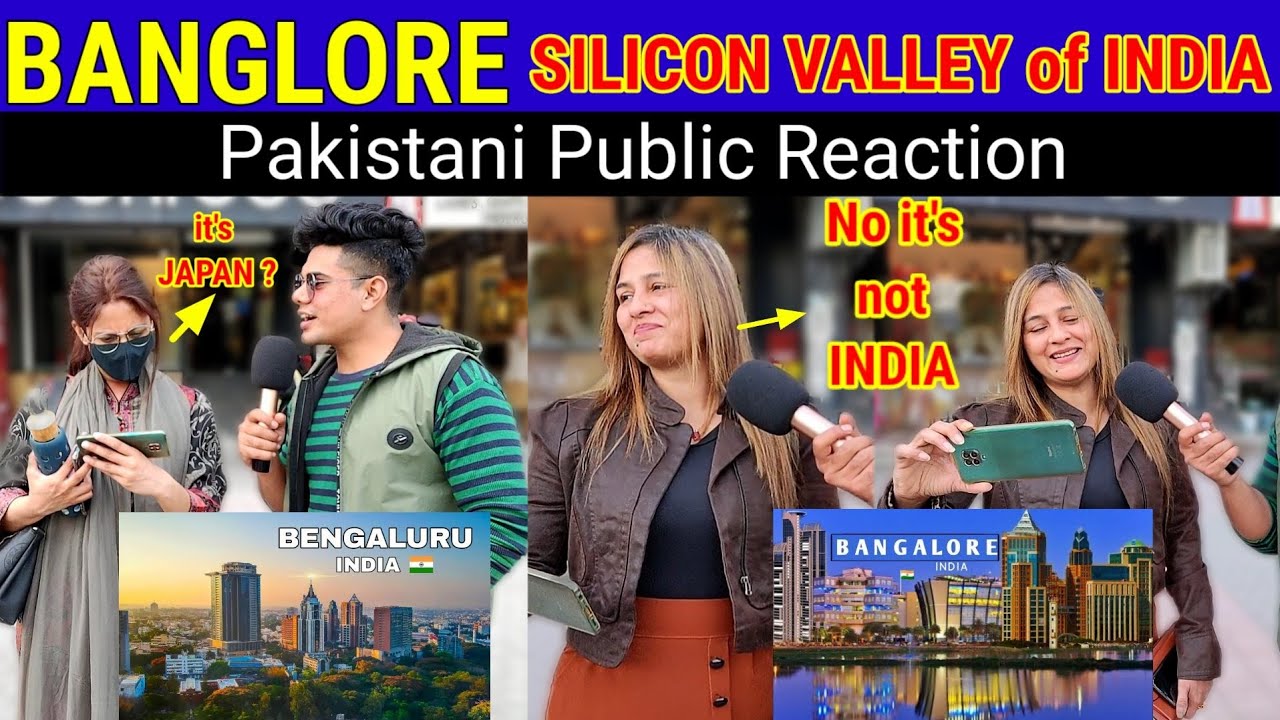 Pakistani public reaction on BANGLORE silicon valley of INDIA 🇮🇳