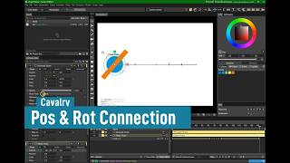 Pos &amp; Rot Connection - Cavalry Animation Tutorial