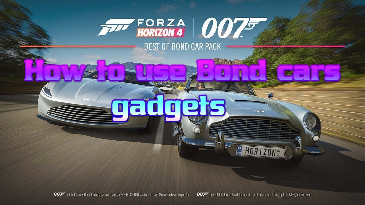 Forza Horizon 4 James Bond Cars How To Use Gadgets