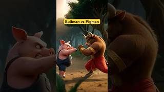 बैल मानव और सूअर मानव की टक्कर HindiStory #MoralKahani #AnimationStory #HindiCartoon #DesiStories