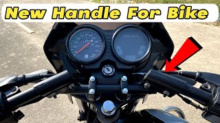 New Handle Bar Installation in Bajaj CT 100 Bike