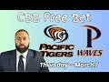 CBB Bets - Pacific vs Pepperdine - Thursday March 7 | Picks And Parlays