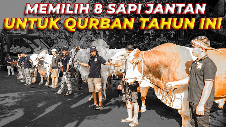 BANTU GW PILIH SAPI MANA YANG DIQURBANKAN TAHUN INI..!