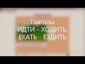 Глаголы ИДТИ - ХОДИТЬ, ЕХАТЬ - ЕЗДИТЬ. Примеры употребления в речи