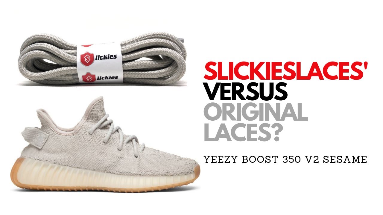 yeezy sesame laces