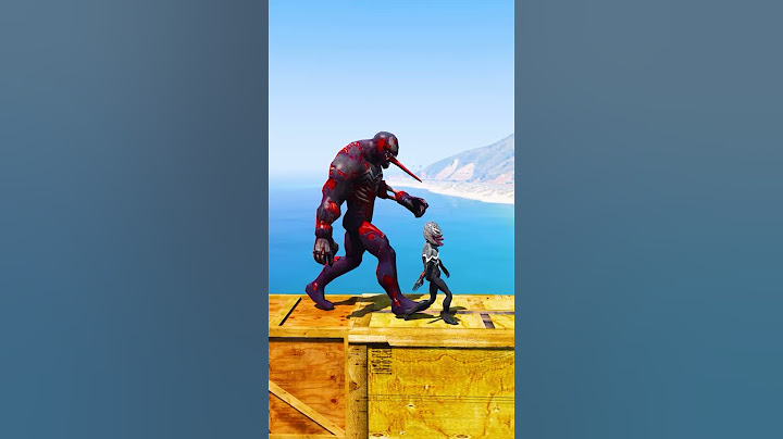 GTA 5: GREEN SPIDER-MAN VS VENOM KID SAVE FROM PIT 🥹🙄