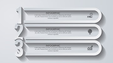 3d Modern Infographic Design Template Illustrator Cc Tutorial