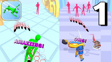 Dodge Action 3D (level 1 - 20) Gameplay (Android / IOS) FULL HD