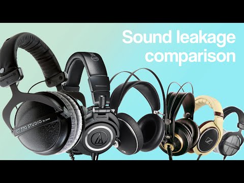 DT770 vs M50X - Sound Leakage (feat. DT990 / 99 Neo / K240 / HD598)