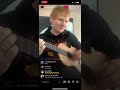 Ed Sheeran: Tenerife Sea IG Live 9/15/21