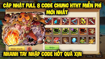 Cập Nhật 8 Code Huyền Thoại Hải Tặc Dùng Chung Mới Update | Sự Kiện Nhận Giftcode Tuần Toàn Sever