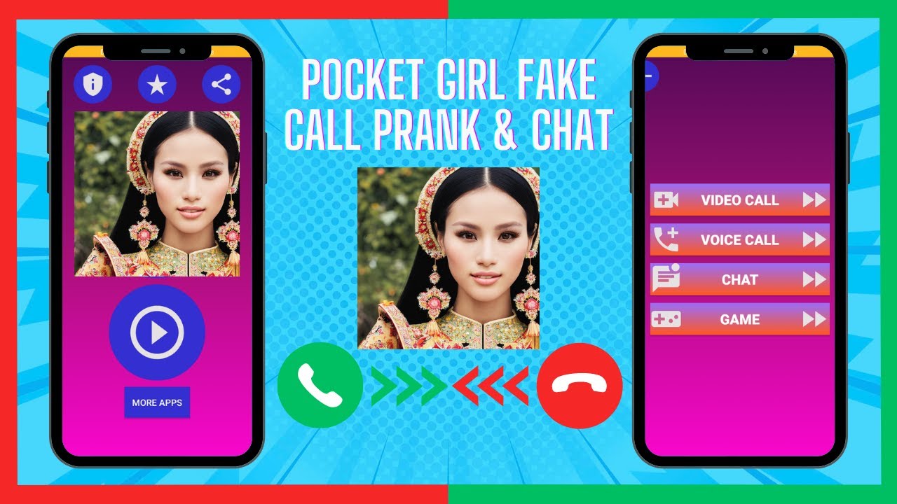 Pocket Girl Fake Video Call & chat YouTube