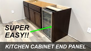 Kitchen Cabinet End Panel | How to Make