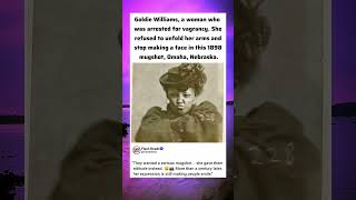 Goldie Williams' Defiant 1898 Mugshot Still Goes Viral Today