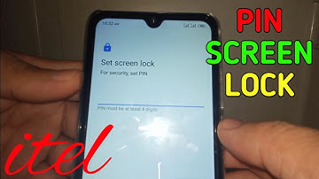 How to Enable Screen Lock in itel S15 | PIN Lock Screen