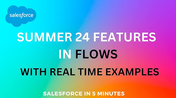 Summer 24 new Features in Flows ||  With Real time examples