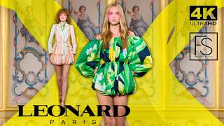 LEONARD Spring/Summer 2026 PARIS Fashion Week 4K Full Runway Show | Li Linzi, Maiara Silva