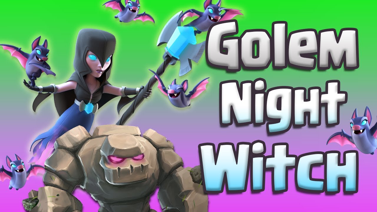 BEST NIGHT WITCH Deck// Night Witch Deck // Clash Royale YouTube