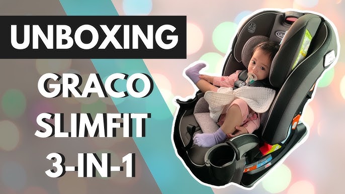 Graco SlimFit 3-in-1 Convertible Car Seat Installation & Review 
