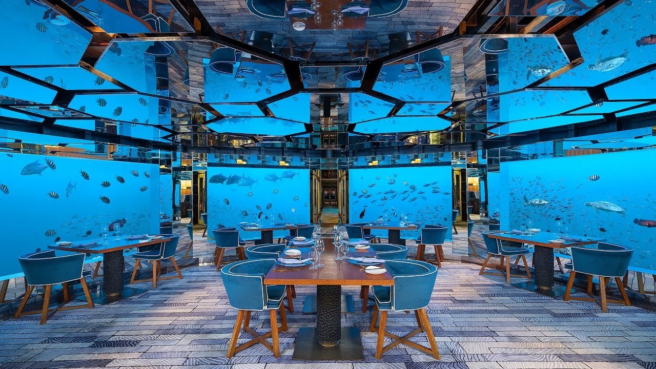 Underwater restaurant in the Maldives Surreal fine dining experience