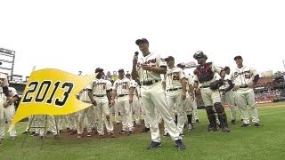 PHI@ATL: The Braves celebrate their 2013 NL East win