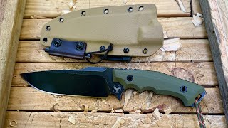 Lengren Tank Sleipner test #knifetest #knifestuffwedo #knifereview #lengrenknife #fixedblade 