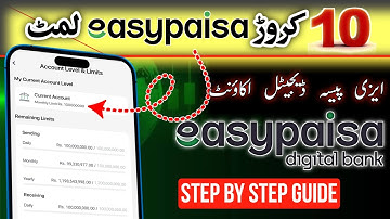 EASYPAISA DIGITAL ACCOUNT BANANE KA TARIKA EASYPAISA DIGITAL BANK ACCOUNT BANANE KA TARIKA 2025